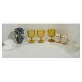 Decorative Glass and Figurine Decor