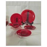 Vintage Royal Ruby Dinnerware
