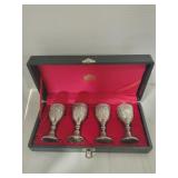 Vintage Silver-plated Cordial Goblets