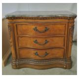 Ornate Wooden Nightstand