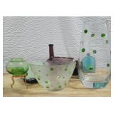 Assorted Art Glassware