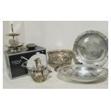 Assorted Silverplated Serving Pieces