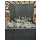 Assorted Crystal and Glassware