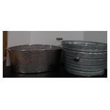Two Large Beverage Tubs