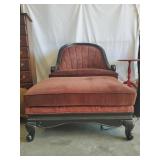 Chaise Lounge with Ottoman