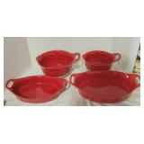 Rachel Ray Red Stoneware Bakeware