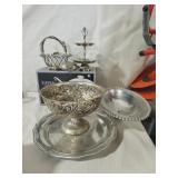 Assorted Silverplate Serving Pieces