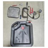 Oil Drain Pan & Tools