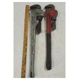 Large Adjustable Pipe Wrenches