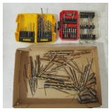 Assorted Drill Bits & Screw/Bolt Extractors