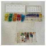 Assorted Automotive Electrical Fuses & Connectors