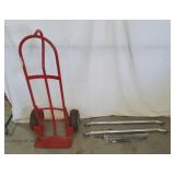 Hand Truck, Chrome Bed Rails, & Drum Pump
