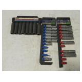 Assorted Kobalt & JobSmart Deep Sockets
