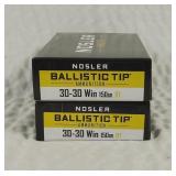 Nosler Ballistic Tip .30-30 Win Cartridges