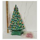 Classic Lighted Ceramic Christmas Tree