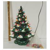 Classic Lighted Ceramic Christmas Tree