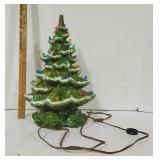Classic Lighted Ceramic Christmas Tree