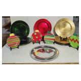 Assorted Christmas Plates