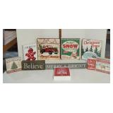 Wooden Christmas Signs & More