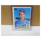 1985 Topps RC Bret Saberhagen #23