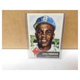 1953 Topps Jackie Robinson #1 Reprint