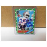 1986 Topps Jerry Rice #161 Rookie Reprint w/ Facs