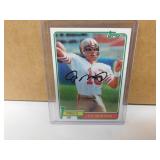 1981 Topps Joe Montana #216 Rookie Reprint w/ Facs