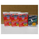 1990 & 91 NFL - Lot of 4 Packs