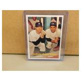 1957 Topps Power Hitters Mantle/Berra #407 Reprint