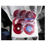 Vintage Coloured vinyl 7 X 45 rpm