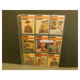 9 - 1958 Four Star Films Western TV Series Cards