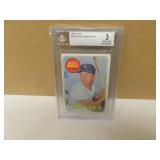 1969 Topps Mickey Mantle #500A Graded Card