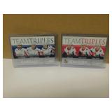 2 - Team Triples Collectible Hockey Cards