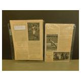 Photo Insert Jesse Owens In German Program