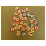 30 - 1990's Parkhurst Hockey Coins-Various Players