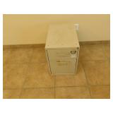 2 Drawer metal filing cabinet  15X23X21