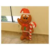 Ginger bread man outdoor blow up decoration TESTED