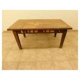 Antique wooden table  36X66X32