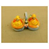 OCCUPIED JAPAN DUCKS IN BASKETS SALT & PEPPER SET