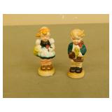 OCCUPIED JAPAN BOY & GIRL SALT & PEPPER SET