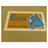 Esso plastic advertising sign  12X22