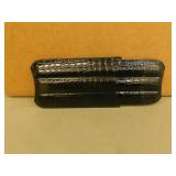 3-FINGER LEATHER TELESCOPING CIGAR CASE