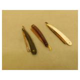 3 - ASSORTED STRAIGHT RAZORS