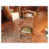 Antique Wooden Rocking Chair