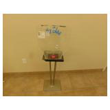 Candy dispenser  46 in tall  missing lid