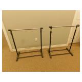 3 Adjustable clothes racks