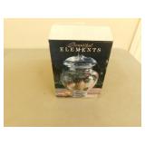 Decorative glass bowl  10 in tall