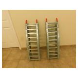 Alluminum adjustable loading ramps  12X84