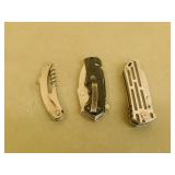 ASSORTED POCKET KNIVES & CORKSCREW