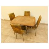Retro table and chair set
